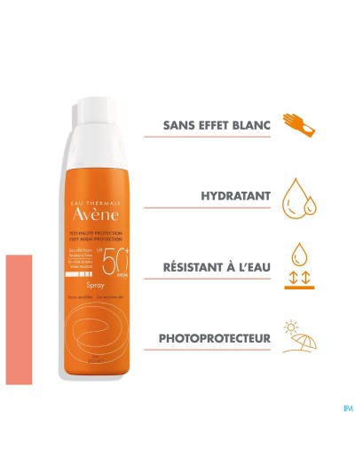 Avene Zonnespray Ip50+ 200ml Nf