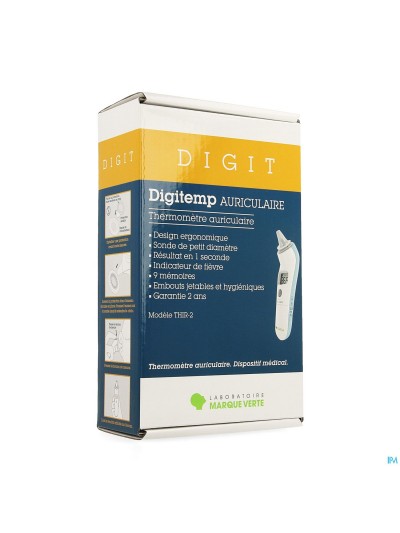 Marque V Digitemp Thermometre Auricul.petit Taille