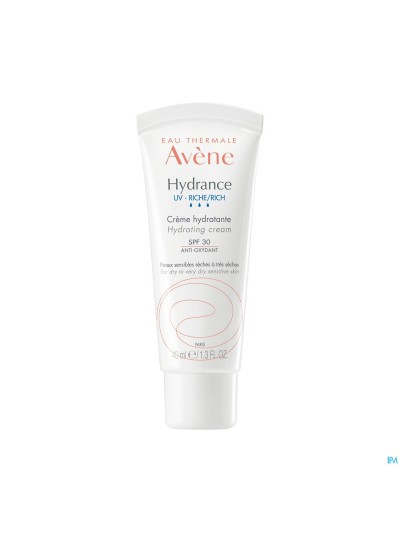 Avene Hydrance Uv Rijk Hydraterende Creme 40ml