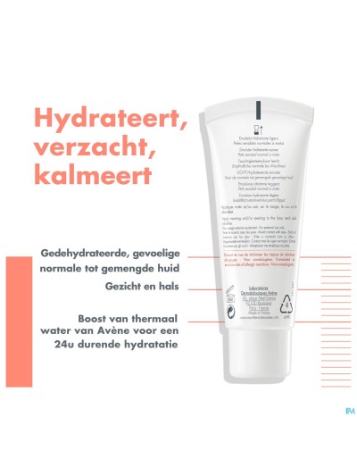 Avene Hydrance Uv Rijk Hydraterende Creme 40ml