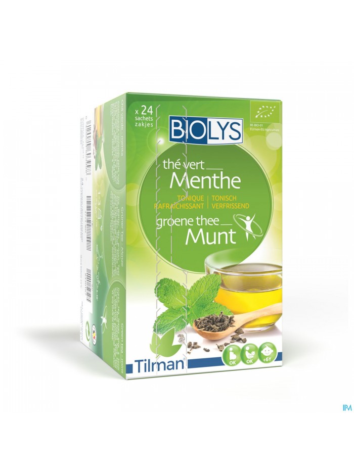 Biolys The Vert Menthe Sach 24