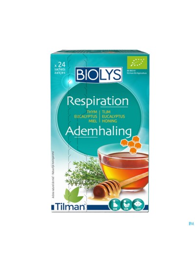 Biolys Tijm Eucalyptus Honing Zakje 24