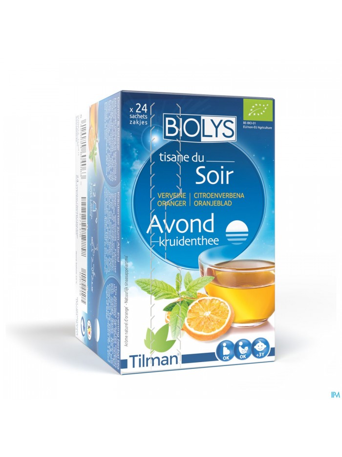 Biolys Citroenverbena Oranjeblad Sach 24