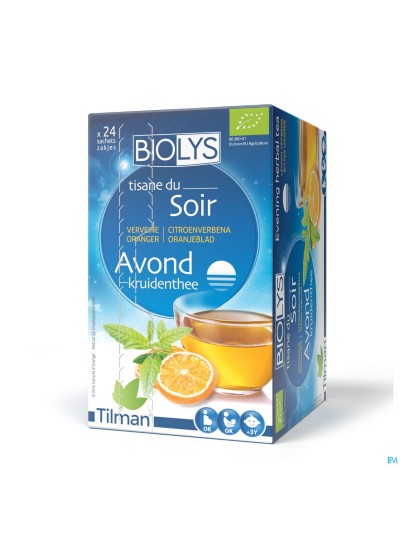 Biolys Citroenverbena Oranjeblad Sach 24