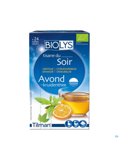 Biolys Citroenverbena Oranjeblad Sach 24