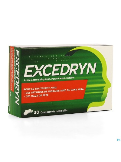 EXCEDRYN 30 COMP 250+250+65 MG