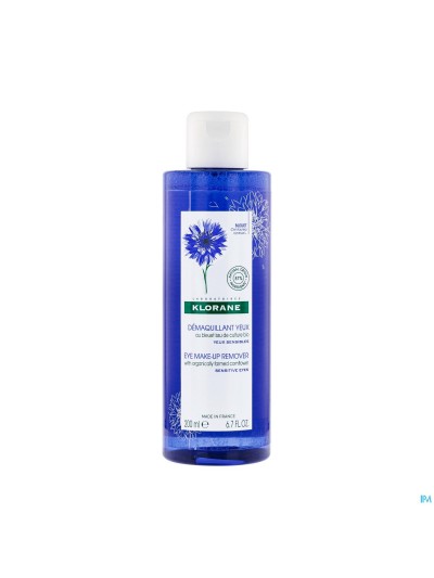 Klorane Gezicht Korenbloem Demaquill. Ogen 200ml