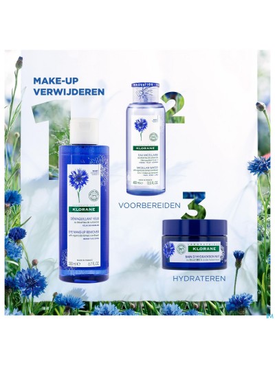 Klorane Gezicht Korenbloem Demaquill. Ogen 200ml