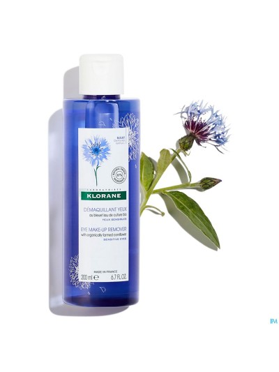 Klorane Visage Bleuet Demaquillant Yeux 200ml