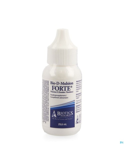 D-mulsion Forte Gutt 29,6ml Vervangt 3366077