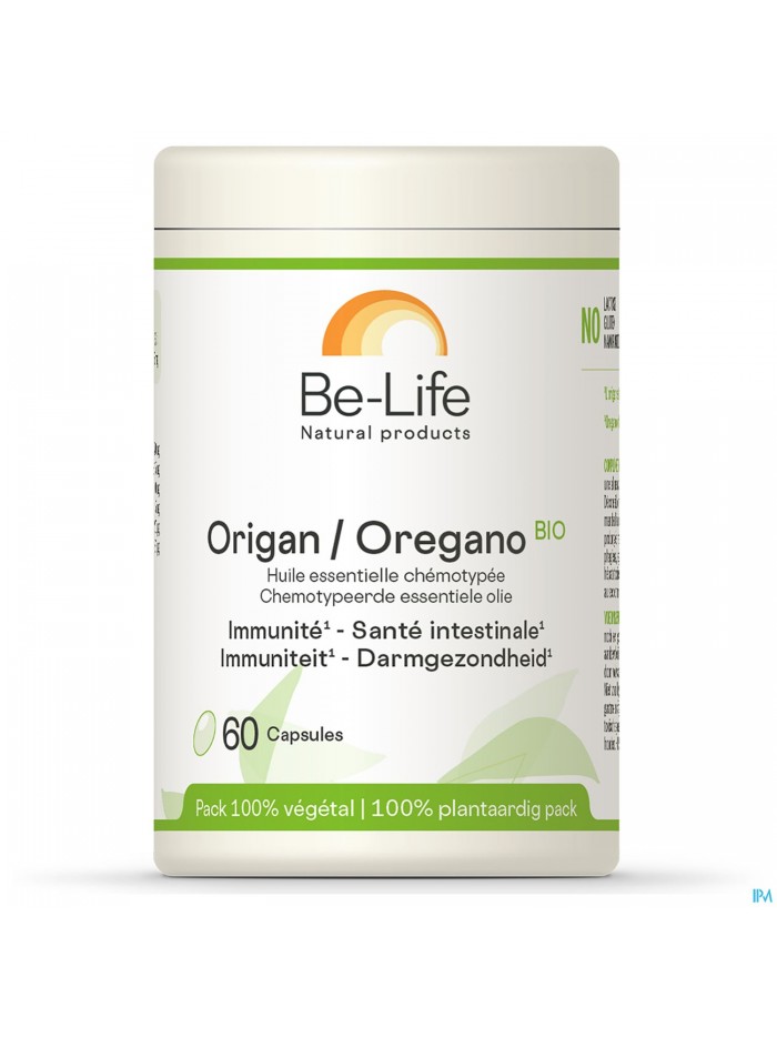 Oregano Ess Olie Bio Be Life Caps 60
