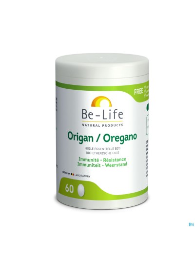 Oregano Ess Olie Bio Be Life Caps 60