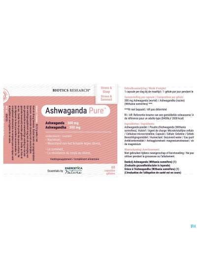 Ashwagandha Pure Caps 60