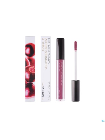 Korres Km Lipgloss Morello 27 Berry Purple 4ml