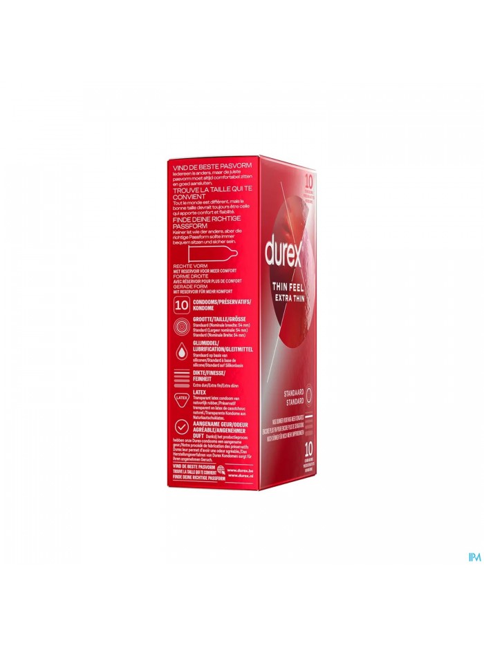 Durex Thin Feel Extra Thin Condoms 10