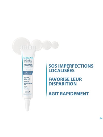 Ducray Keracnyl Stop Bouton 10ml Nf