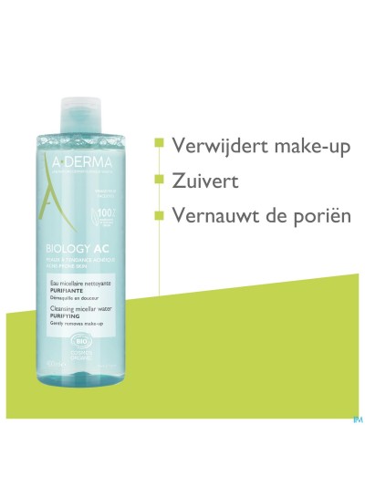 Aderma Biology Micellaire Water Dermatolog. 400ml