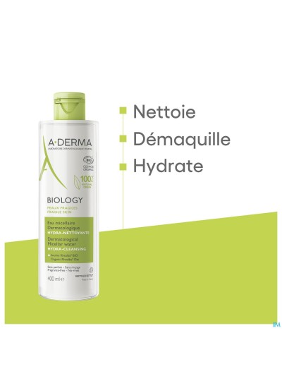 Aderma Biology Micellaire Water Dermatolog. 400ml
