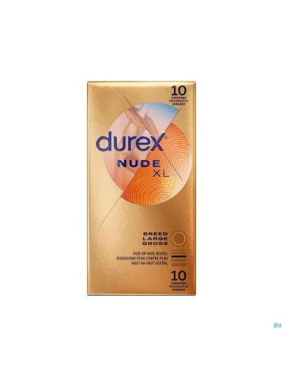 Durex Nude Xl Condooms 10