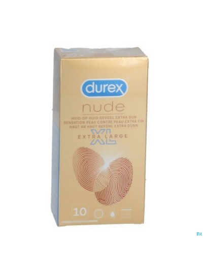 Durex Nude Xl Preservatifs 10