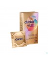 Durex Nude Extra Lube Preservatifs 10