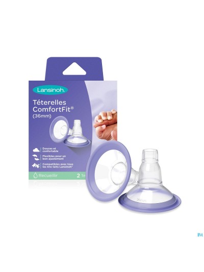 Lansinoh Borstschilden Comfort Fit 2x36mm