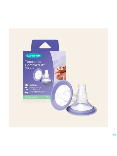 Lansinoh Borstschilden Comfort Fit 2x36mm