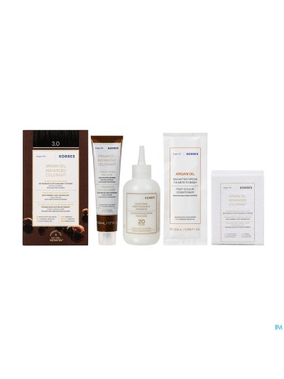 Korres Kh Huile Argan Color.h.perf.dark Brown 3.0