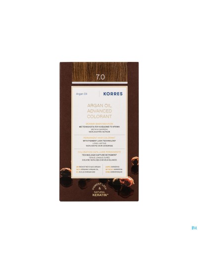 Korres Kh Huile Argan Color.haute Perf.blonde 7.0