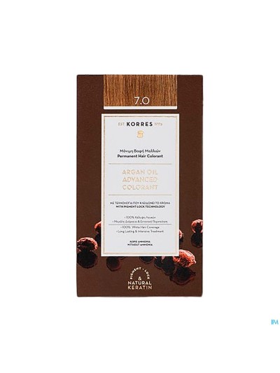 Korres Kh Huile Argan Color.haute Perf.blonde 7.0