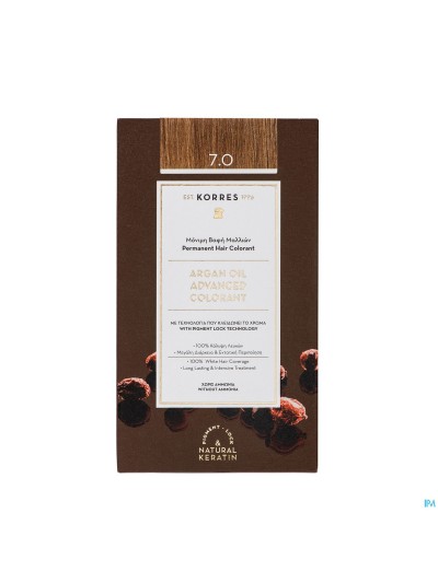 Korres Kh Huile Argan Color.haute Perf.blonde 7.0