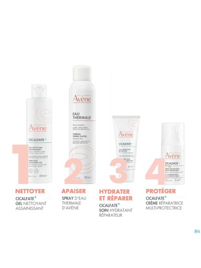Avene Cicalfate + Gel Nettoyant Assainissant 200ml