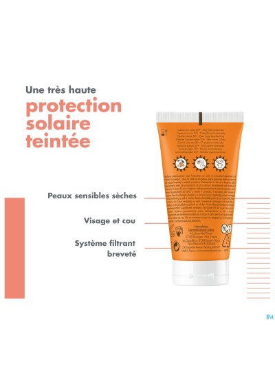 Avene Sol Ip50+ Creme Teintee 50ml