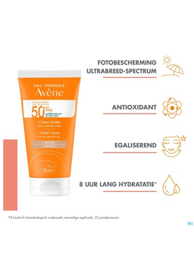 Avene Sol Ip50+ Creme Teintee 50ml