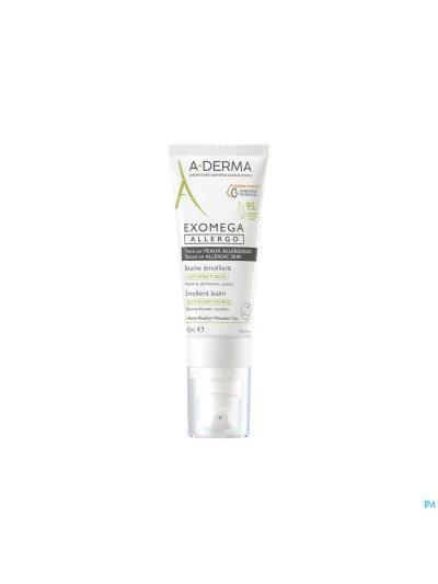 Aderma Exomega Allergo Balsem Emolierend Tube 40ml
