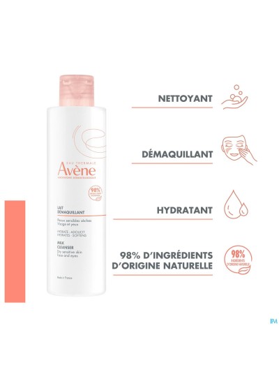 Avene Essentiels Milde Reinigingsmelk 200ml