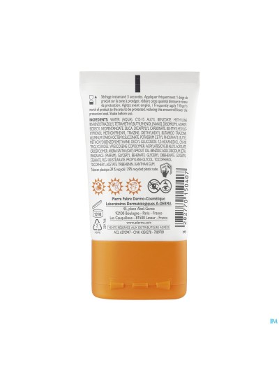 Aderma Protect Pocket Fluide Onzichtbare Ip50+30ml