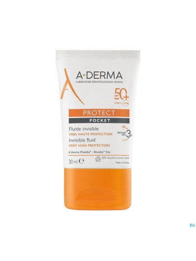 Aderma Protect Pocket Fluide Onzichtbare Ip50+30ml