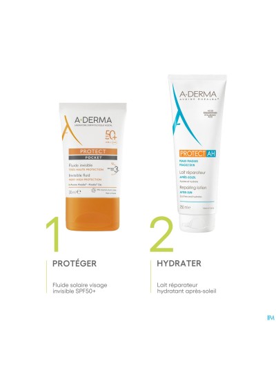 Aderma Protect Pocket Fluide Onzichtbare Ip50+30ml