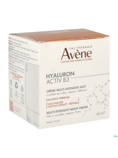 Avene Hyaluron Activ B3 Cr Regen. A/ride Nuit 40ml