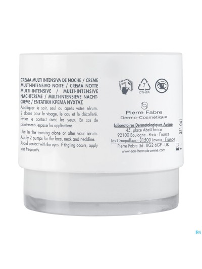 Avene Hyaluron Activ B3 Cr Regen. A/ride Nuit 40ml