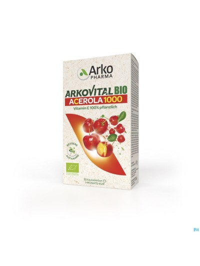 Arkovital Acerola 1000 Bio Kauwtabl 30