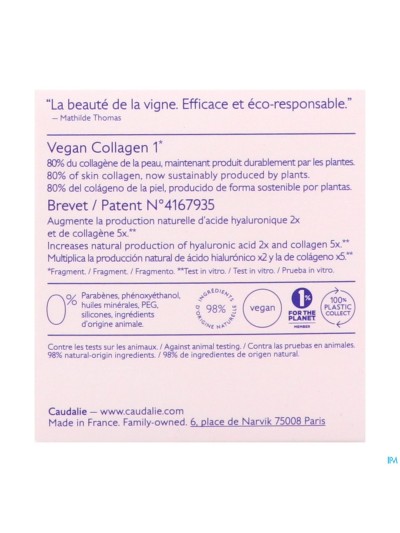 Caudalie Resveratrol Lift Kasjmiercreme 50ml