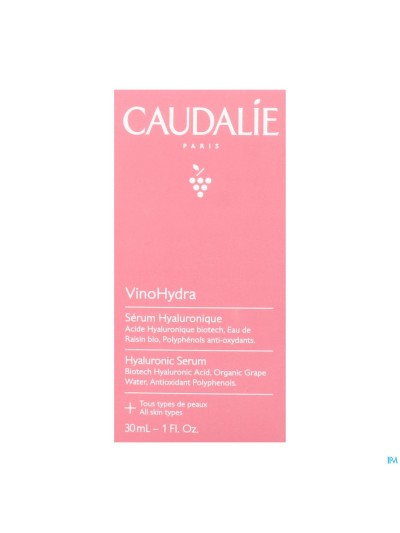 Caudalie Vinohydra Serum Hyaluronzuur 30ml