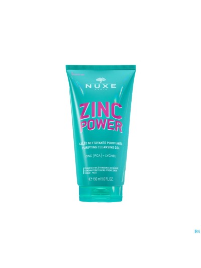 Nuxe Zinc Power Gelee Nettoyante Purifiante 150ml