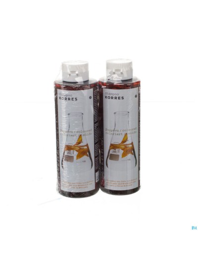 Korres Kh Shampoo Sunflower&tea 2x250ml Promo