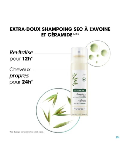 Klorane Capil.sh Sec Lait Avoine&cera.spray50ml Nf