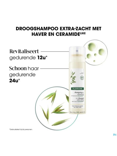 Klorane Capil.sh Sec Lait Avoine&cera.spray50ml Nf