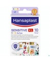 Hansaplast Sensitive Kids Xl 6x7cm Strips 10