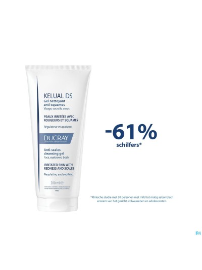 Ducray Kelual Ds Reinigingsgel A/schilfers200ml Nf